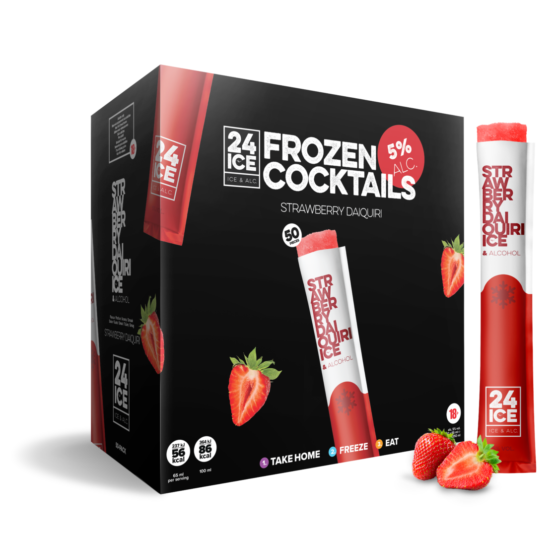 Strawberry Daiquiri - Frozen Cocktail