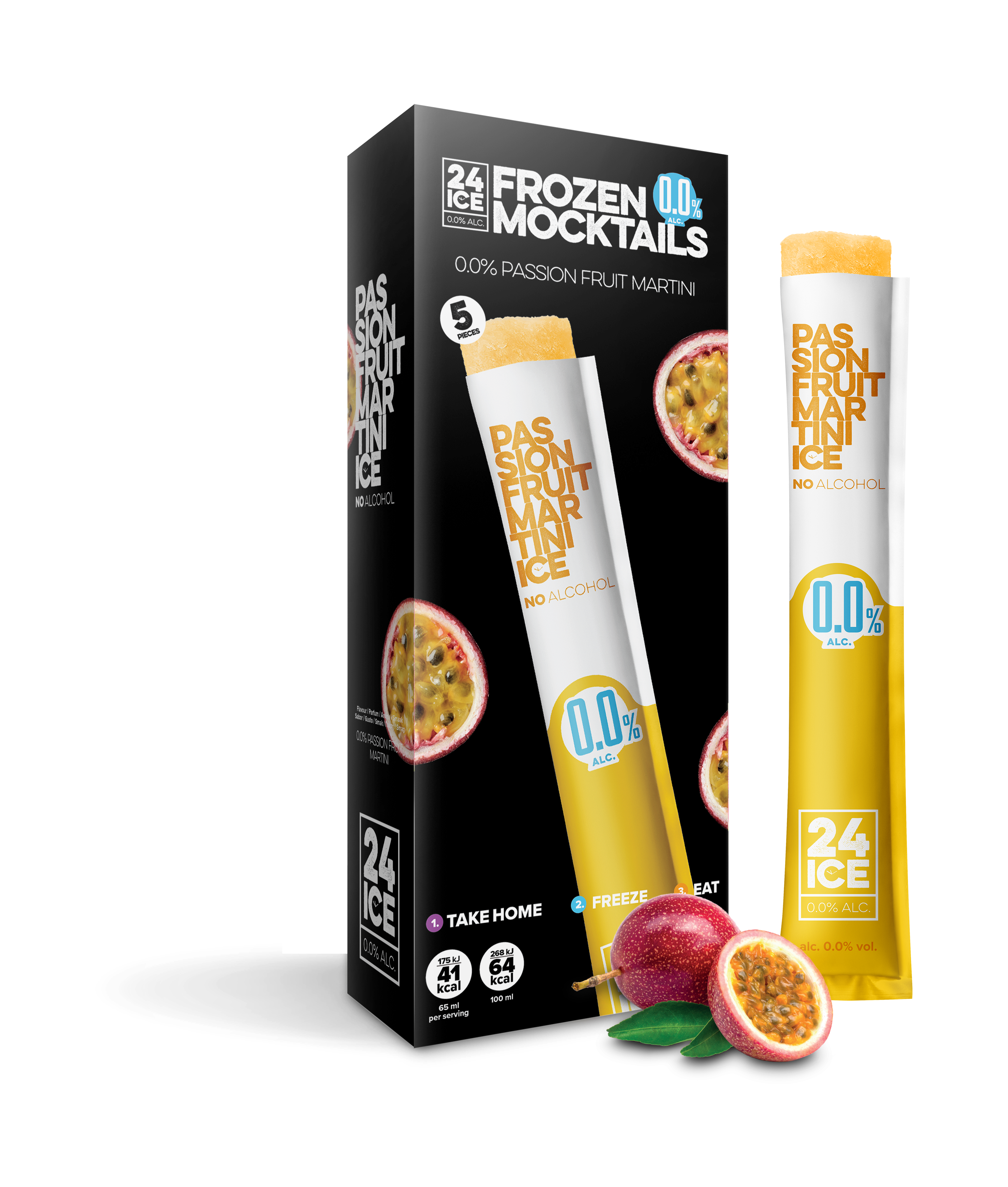 Passion Fruit Martini ICE -  Frozen Mocktail