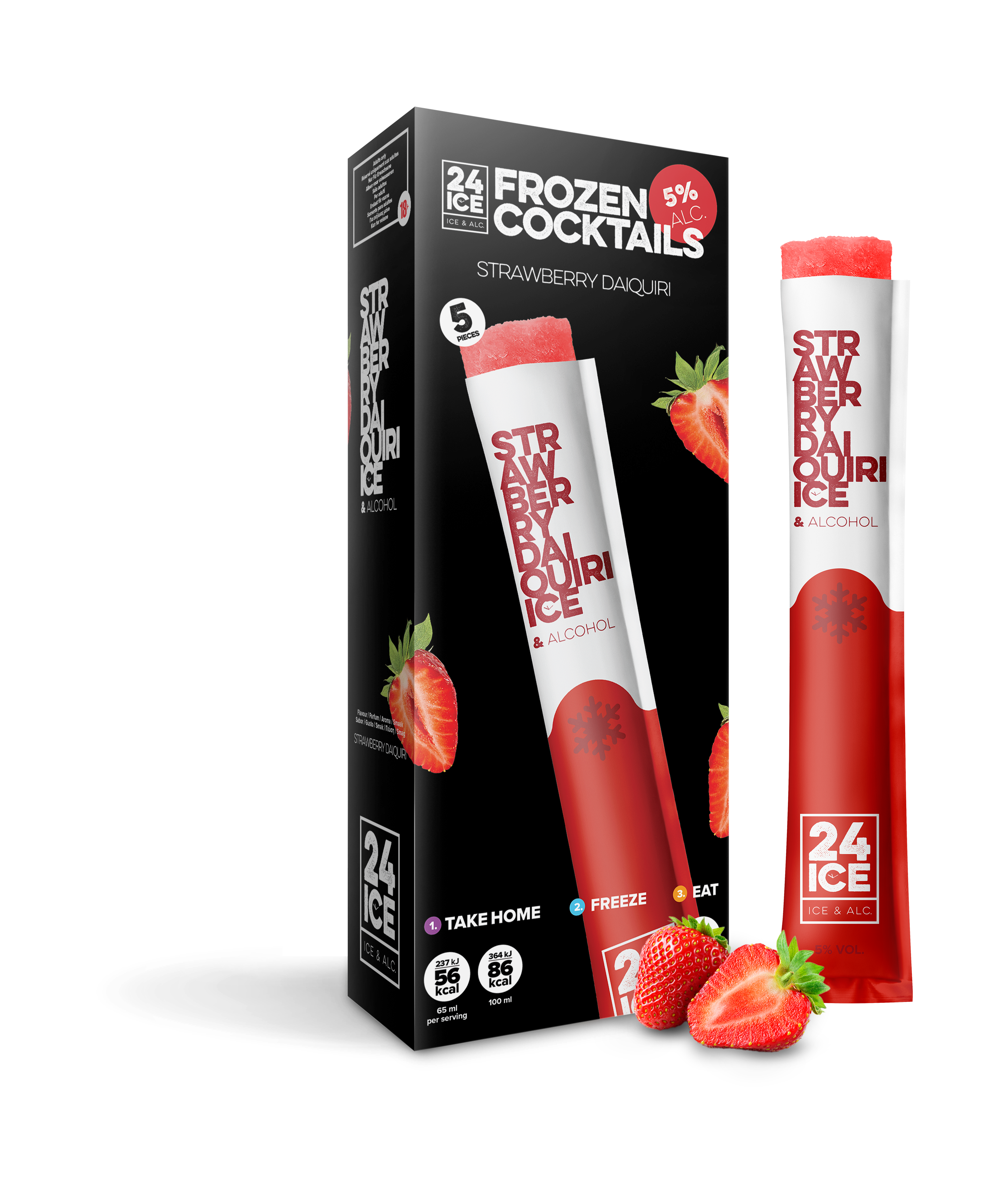 Strawberry Daiquiri - Frozen Cocktail