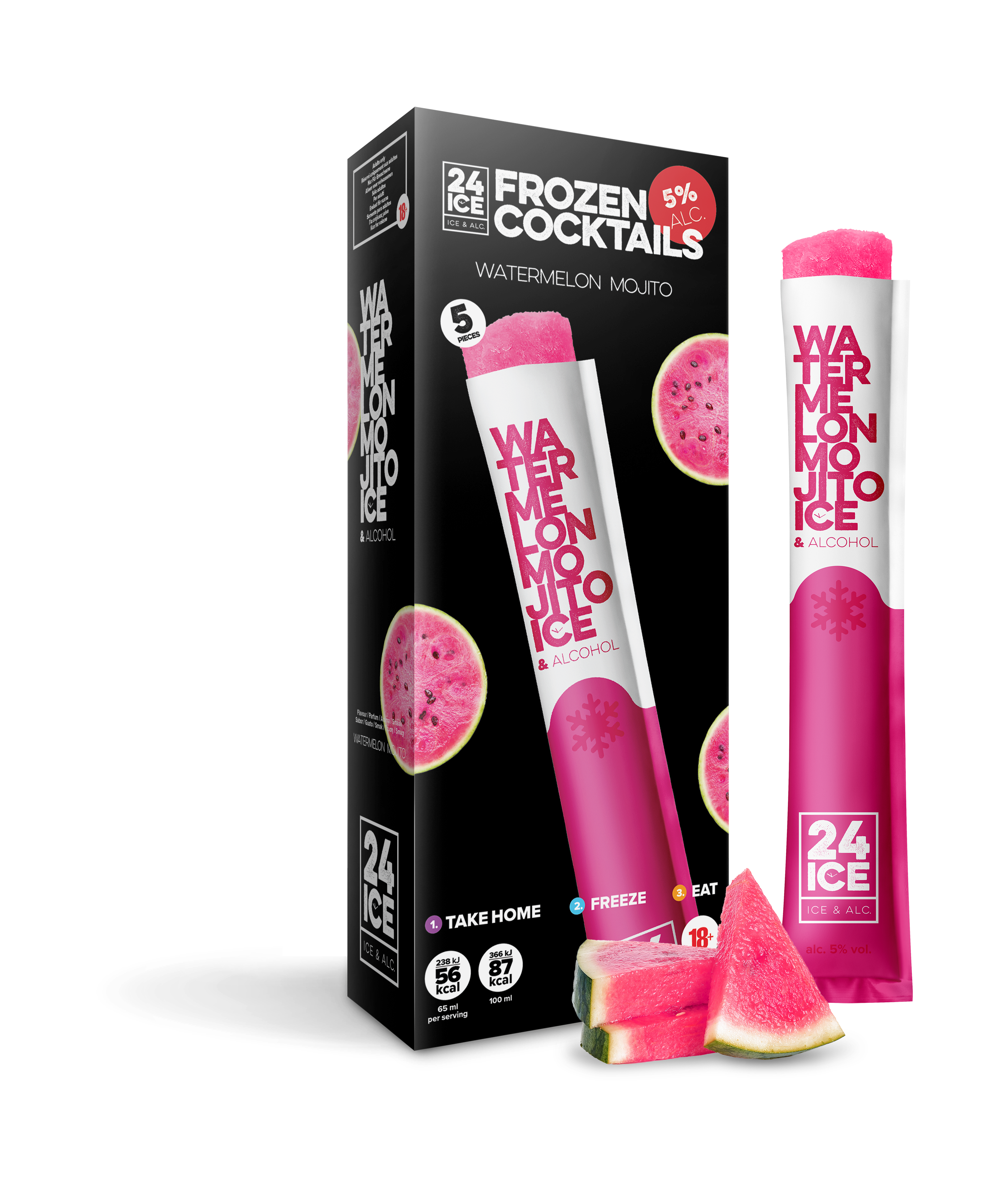 Watermelon Mojito - Frozen Cocktail