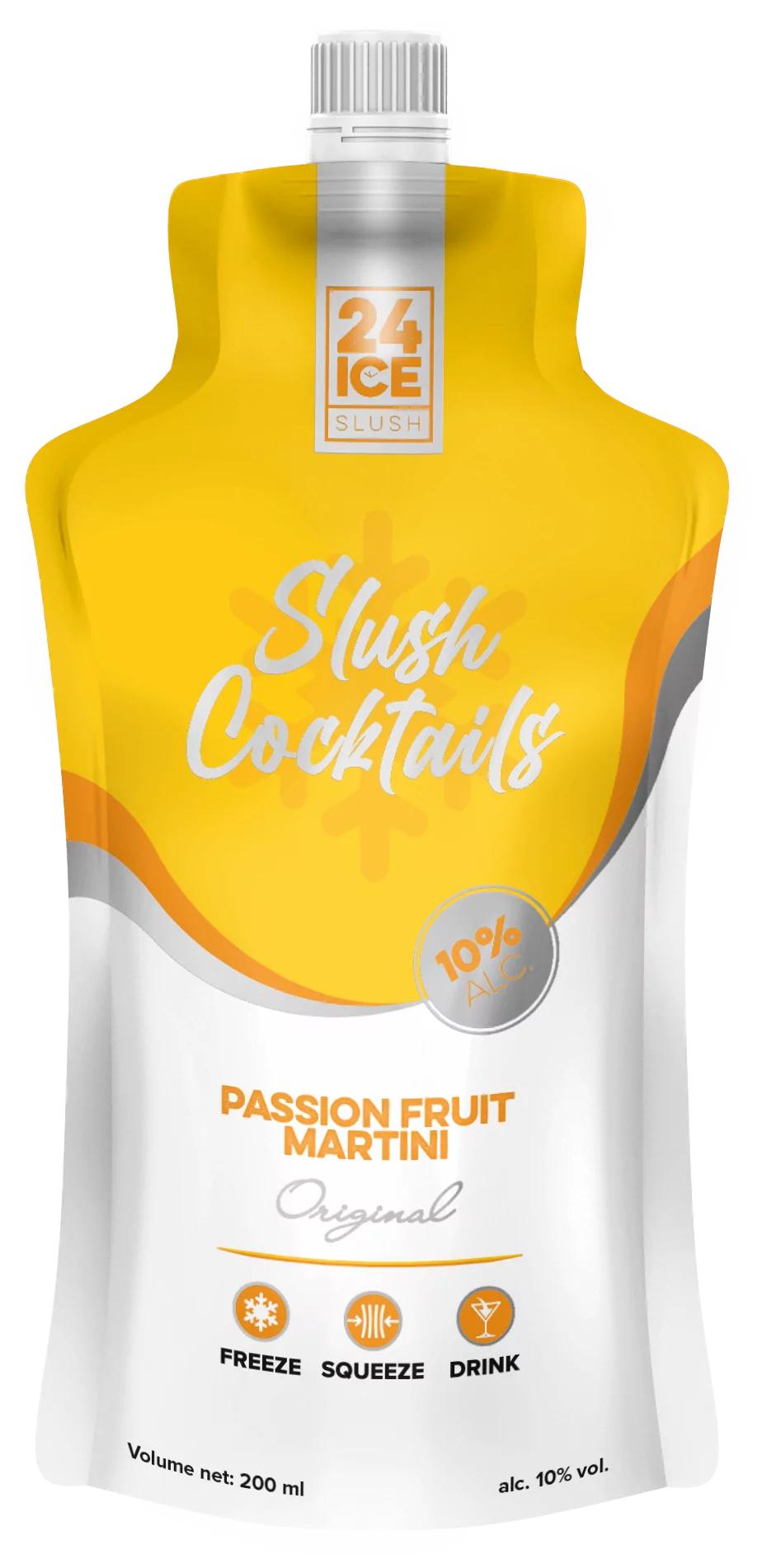 Slush cocktails - Passion Fruit Martini